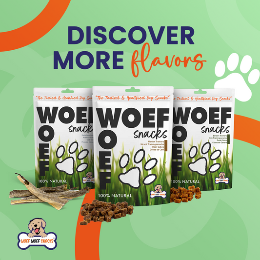 Woef Woef Snacks: een natuurlijke lekkernij bij elke hap