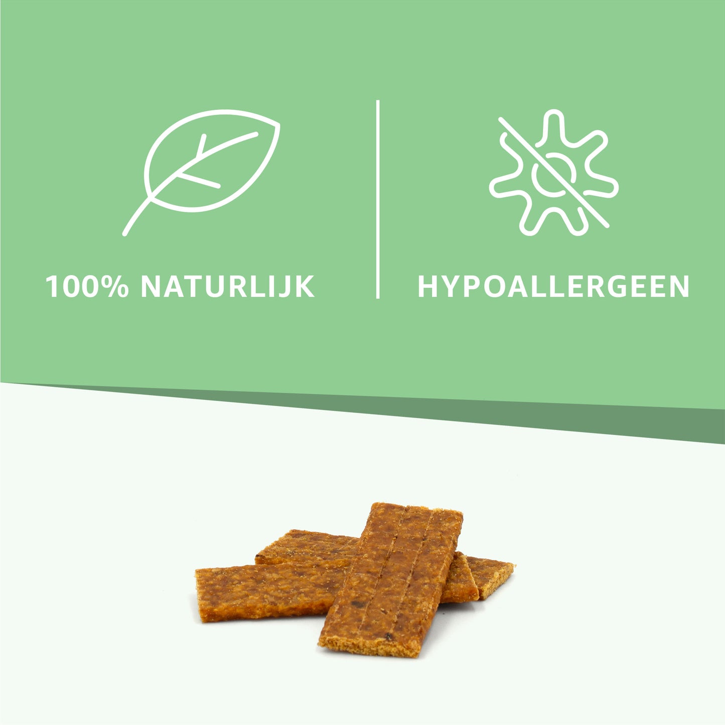 "Smaakvolle Kalkoenstrips Hondensnacks: Geniet van de natuurlijke goedheid van kalkoenvlees. Gezonde en eiwitrijke traktaties om de staart van je hond te laten kwispelen!"