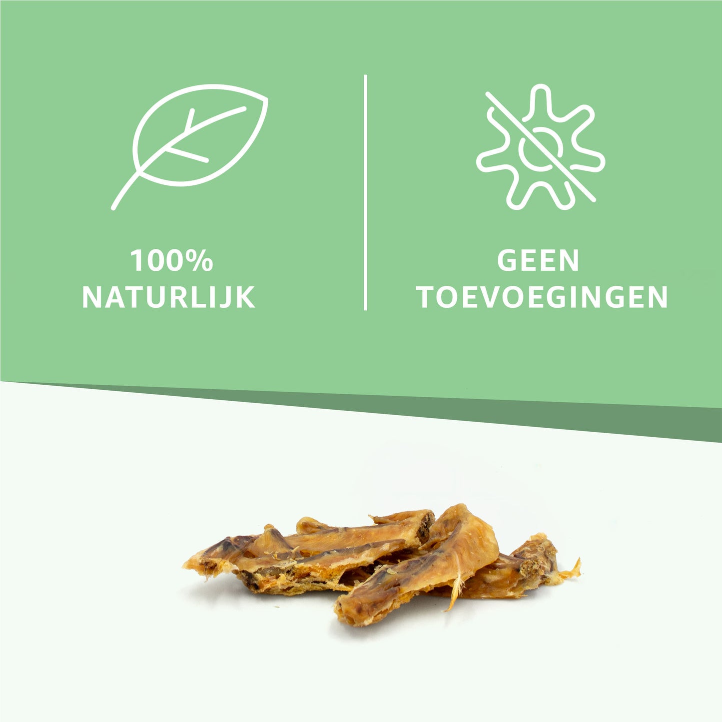 "Kippenvleugel Hondensnacks: Natuurlijke lekkernij boordevol smaak. Ontdek onze eiwitrijke traktaties die bijdragen aan tandhygiëne en blij kauwplezier."