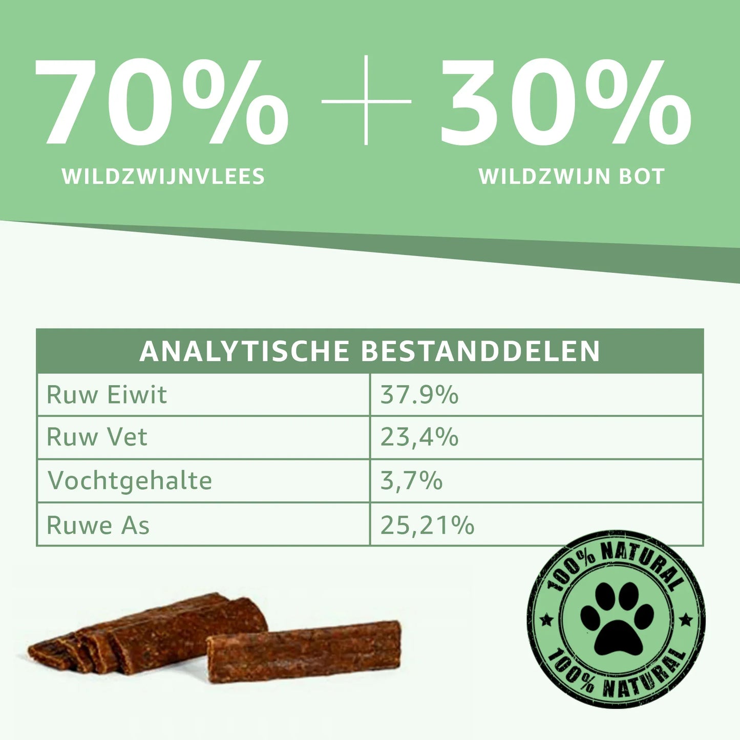 Wildzwijn strips - Woefwoefsnacks