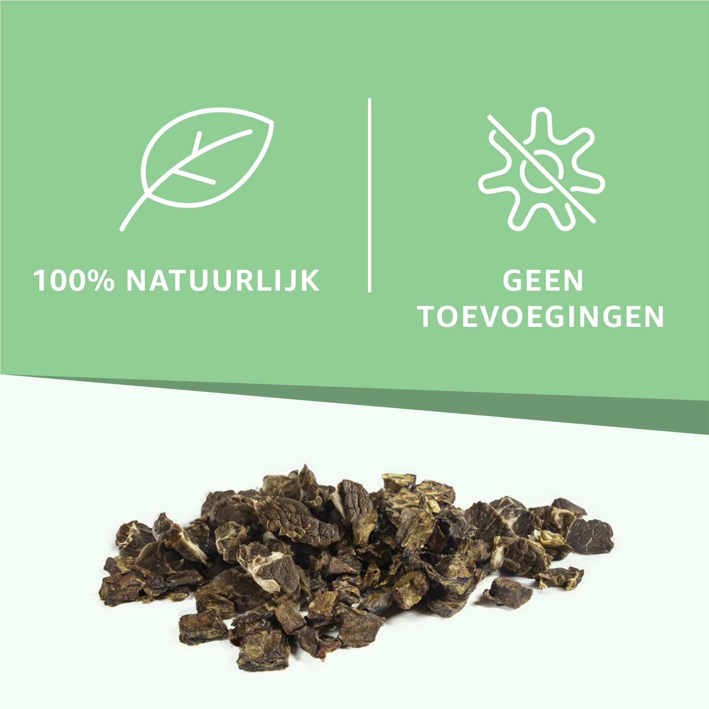 100% natuurlijke runderlong trainers zonder toevoegingen