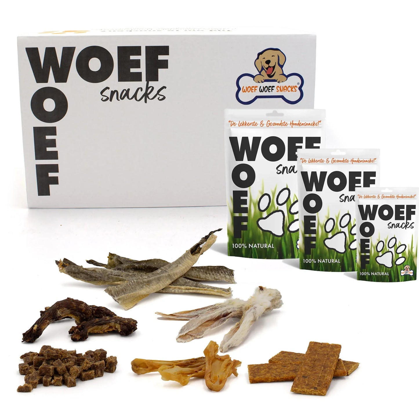 Woef Woef Snackbox (M) - Woefwoefsnacks