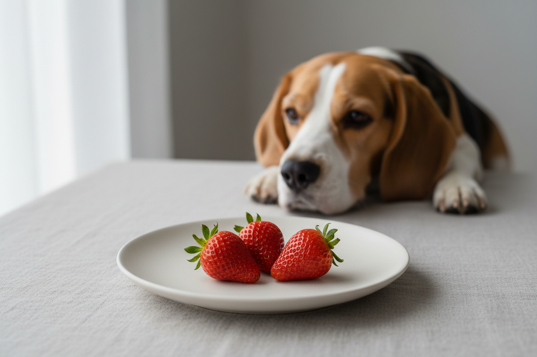 Mag een hond aardbei - Woef Woef Snacks
