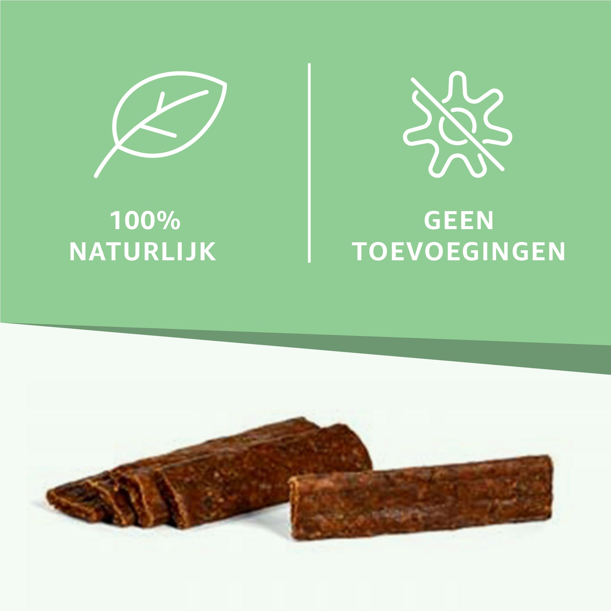 "Wildzwijn Strip Hondensnack: Natuurlijke lekkernij voor je hond. Gemaakt van wildzwijnvlees, biedt een smaakvolle en eiwitrijke traktatie voor positieve verwennerij."