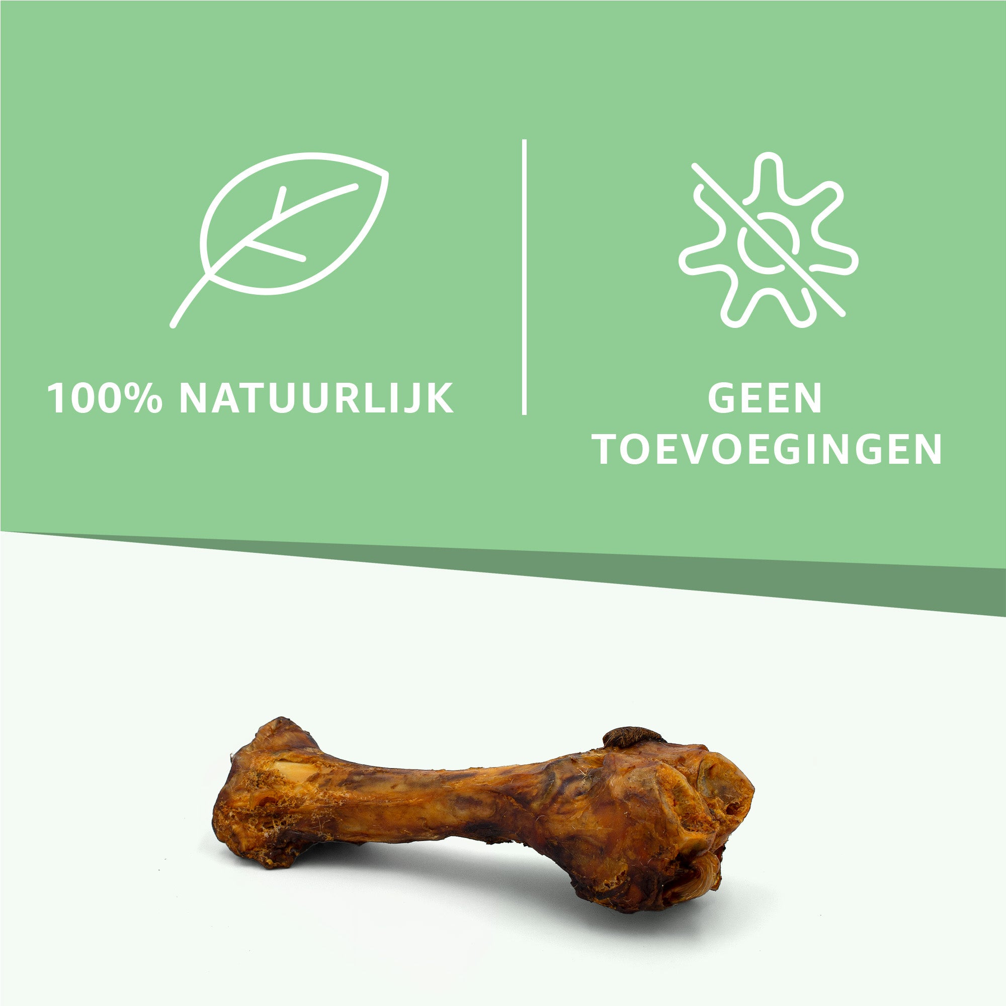 100% natuurlijke runderbot zonder toevoegingen