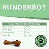 Analystische bestandsdelen van een runderbot voor honden