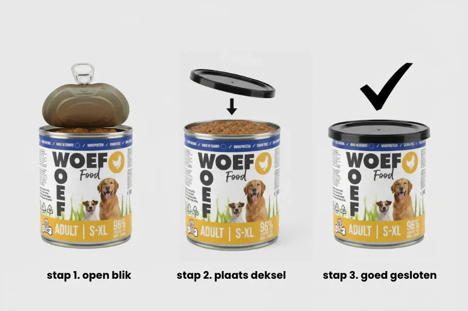 Deksel Natvoer - Woefwoefsnacks