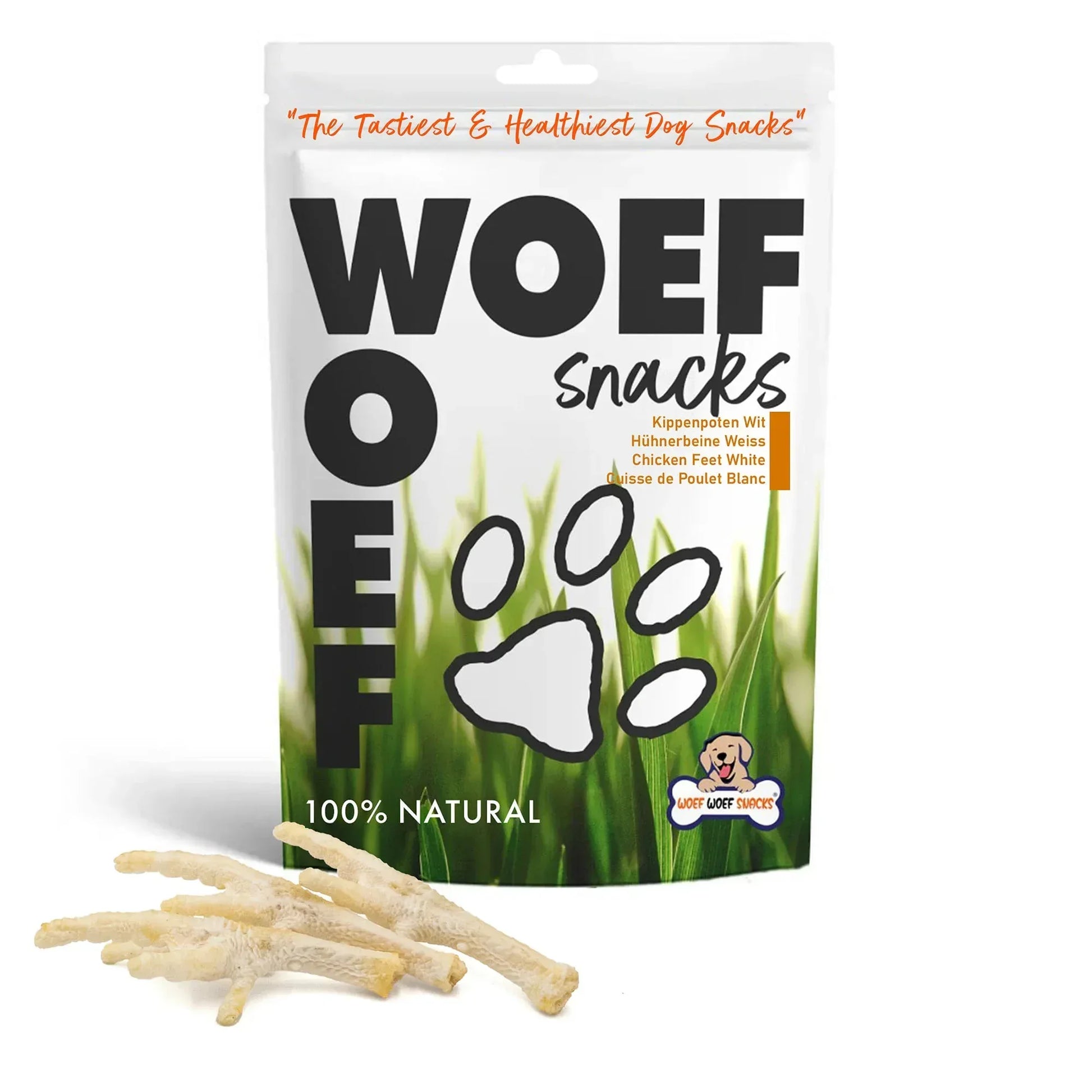 Kippenpoten Wit (Groothandel) - Woefwoefsnacks