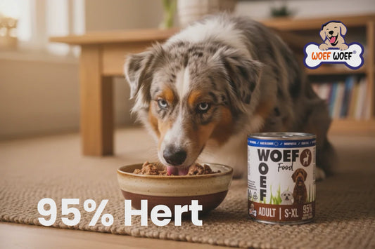 Nat Hondenvoer met Hert 95% – Monoproteïne & Graanvrij