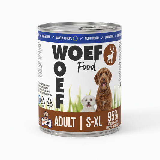 WOEF Food Venison Can - Tall Version